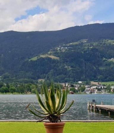 Seewohnung Mit Direktem Seezugang-Skiliftnaehe Villach Exterior foto