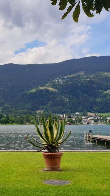 Seewohnung Mit Direktem Seezugang-Skiliftnaehe Villach Exterior foto